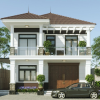 Mẫu nhà 2 tầng mái nhật ngói đỏ Nhà 2 tầng mái nhật ngói đỏ