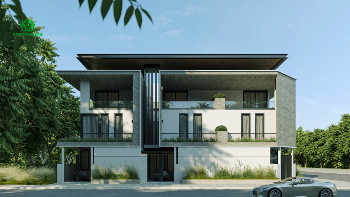 Mẫu biệt thự 3 tầng hiện đại mái bằng đẳng cấp biệt thự 3 tầng hiện đại mái bằng đẳng cấp