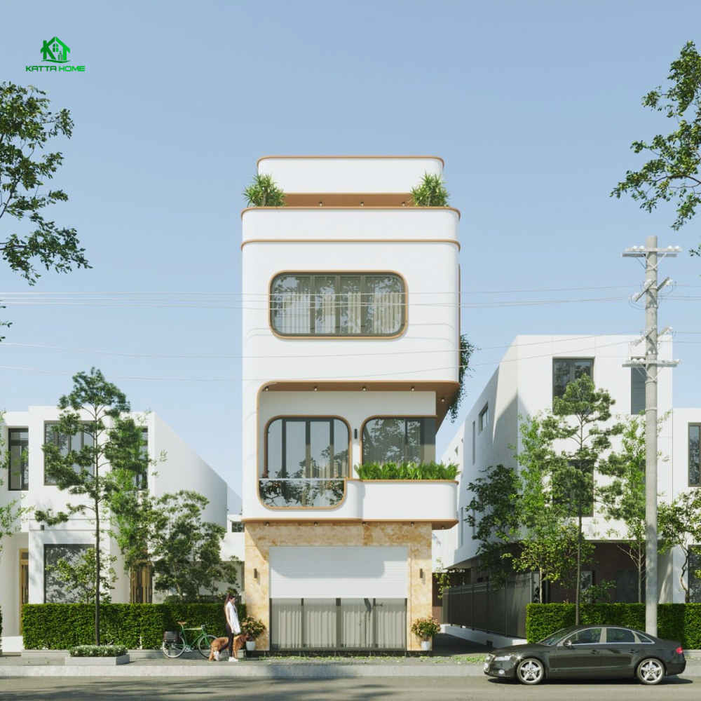 Nhà phố 4 tầng Dấu ấn giữa phố thị