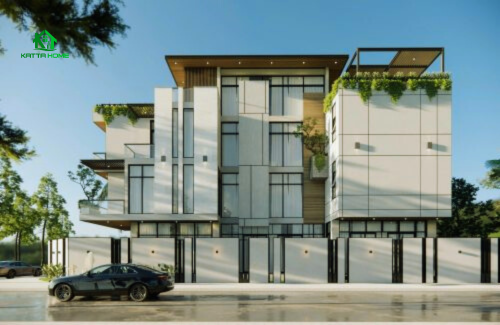 Mẫu biệt thự 4 tầng hiện đại đẳng cấp