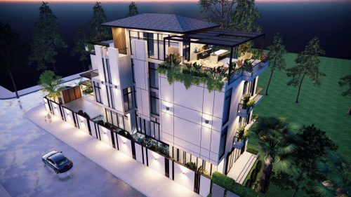 Mẫu biệt thự 4 tầng hiện đại đẳng cấp Mẫu biệt thự 4 tầng hiện đại đẳng cấp - Ảnh 7