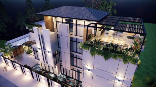 Mẫu biệt thự 4 tầng hiện đại đẳng cấp Mẫu biệt thự 4 tầng hiện đại đẳng cấp - Ảnh 8