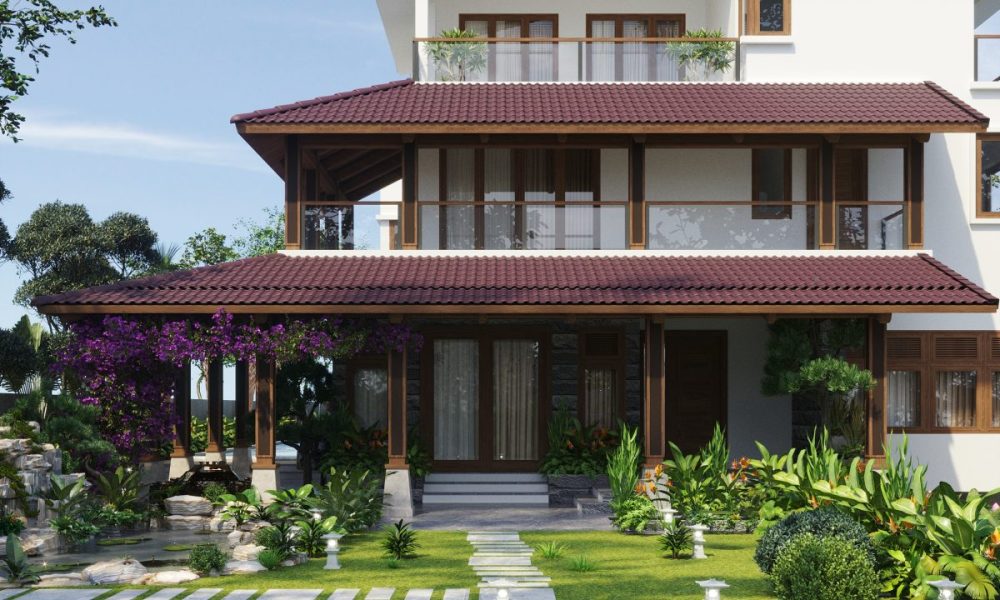 Mẫu nhà mái nhật 3 tầng lệch KATTA HOME 2 19