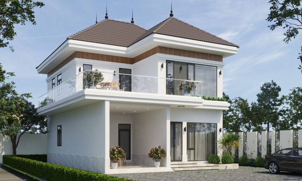 Mẫu nhà mái nhật 2 tầng ban công lớn KATTA HOME 2 20