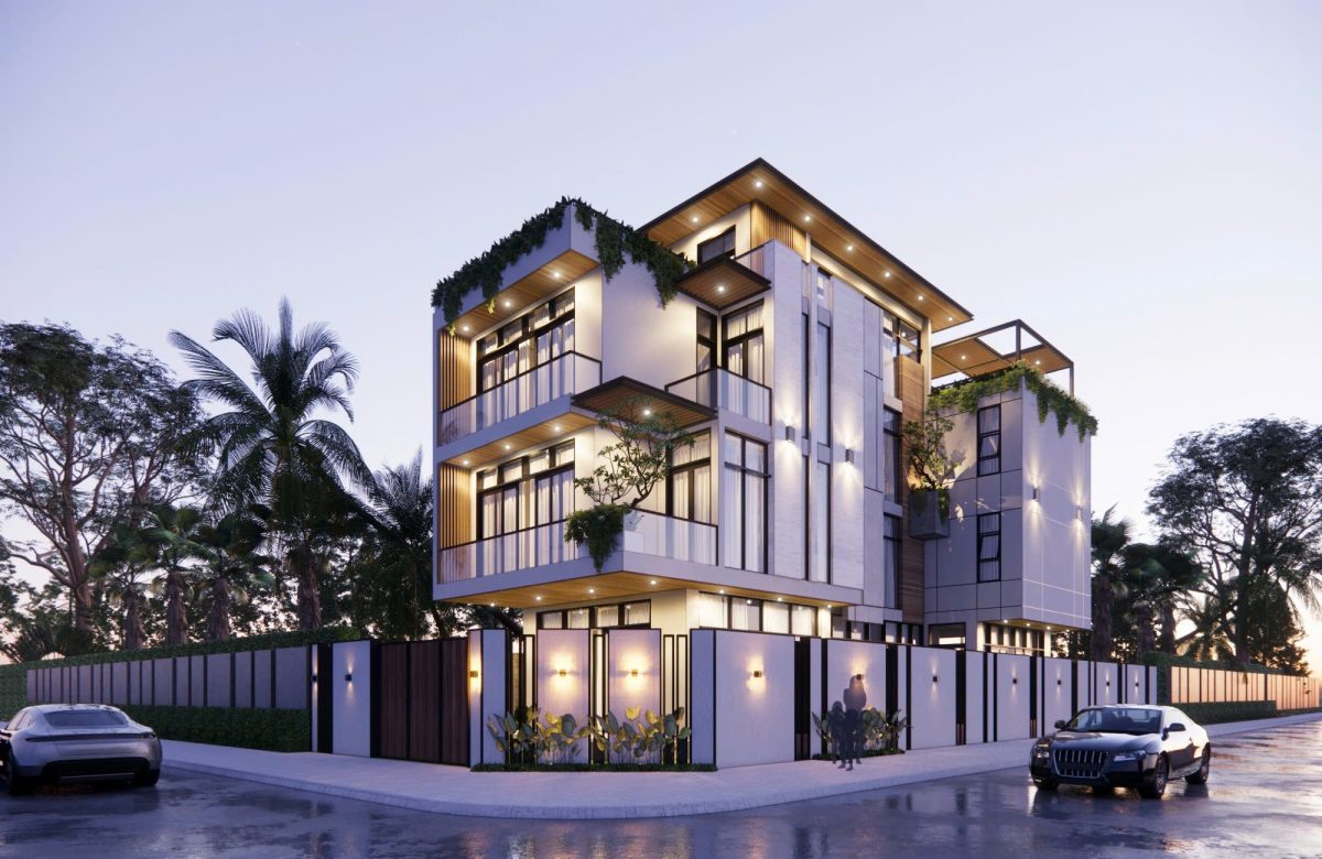 Mẫu biệt thự 4 tầng hiện đại đẳng cấp Mẫu biệt thự 4 tầng hiện đại đẳng cấp - Ảnh 3