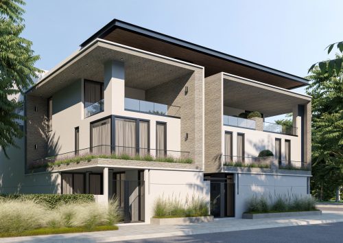 Mẫu biệt thự 3 tầng hiện đại mái bằng đẳng cấp Mẫu biệt thự 3 tầng hiện đại mái bằng đẳng cấp - Ảnh 4