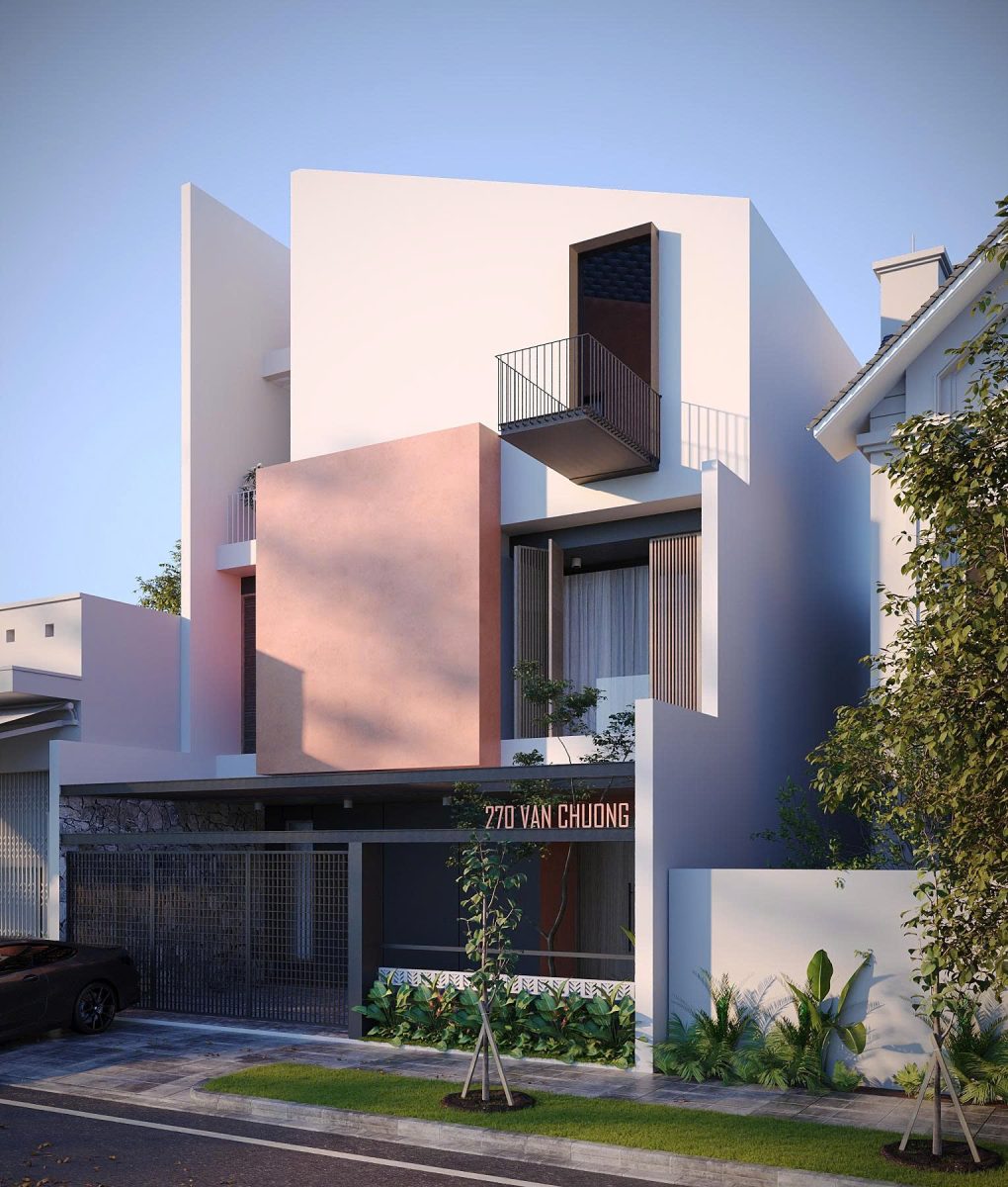 Mẫu nhà phố 3 tầng hơi thở đương đại Mẫu nhà phố 3 tầng hơi thở đương đại - Ảnh 4