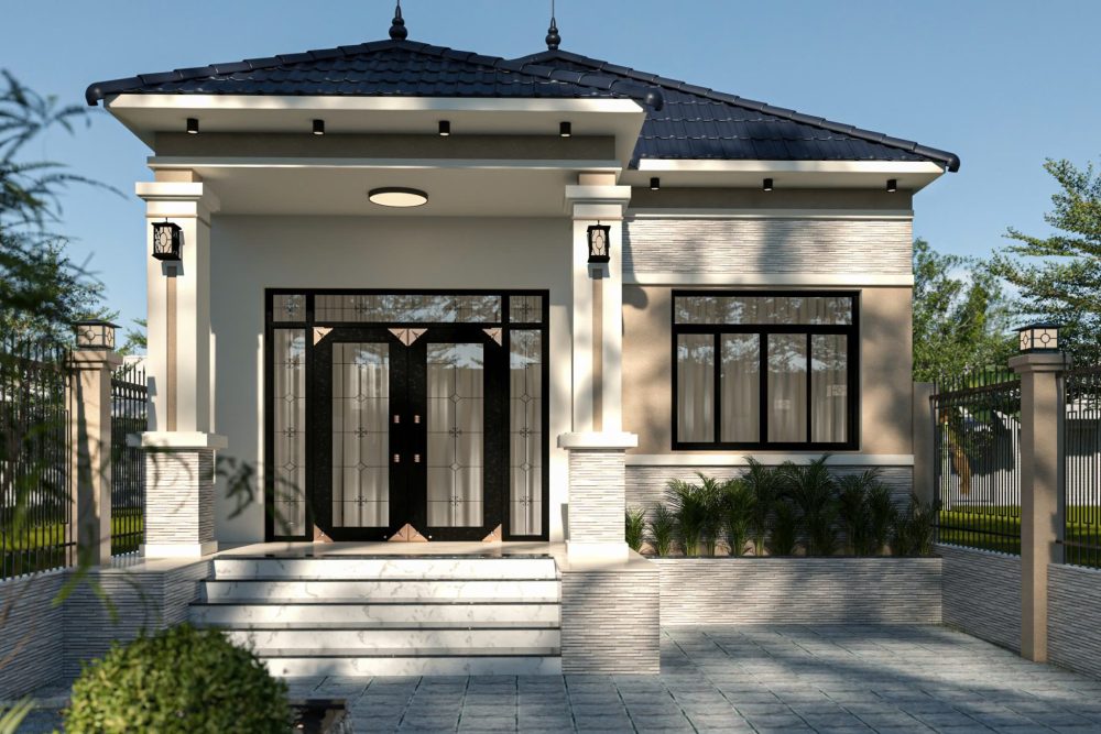 Mẫu nhà mái nhật cấp 4 đơn giản KATTA HOME 3 23