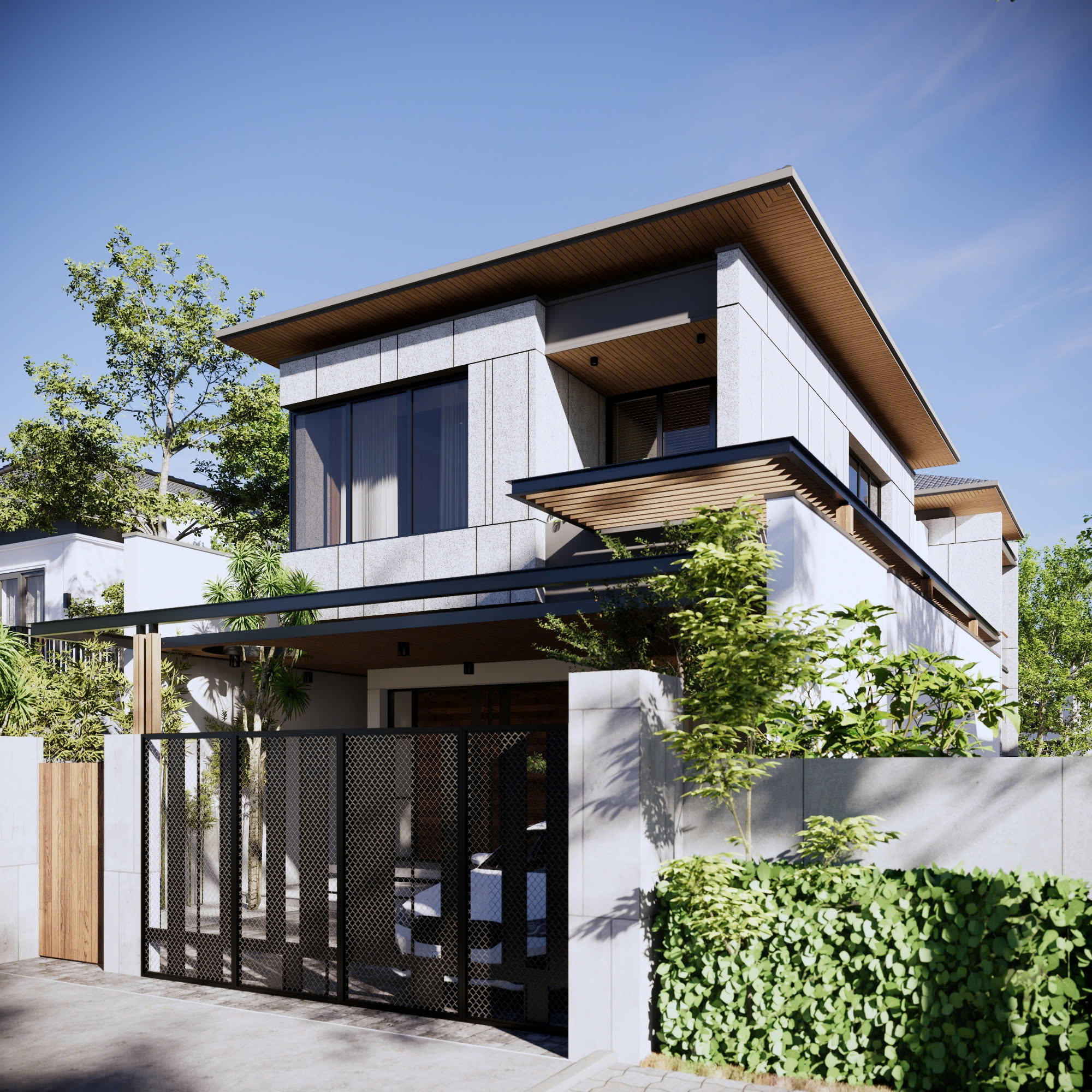 Mẫu nhà mái nhật 2 tầng đẹp xinh Mẫu nhà mái nhật 2 tầng đẹp xinh - Ảnh 4