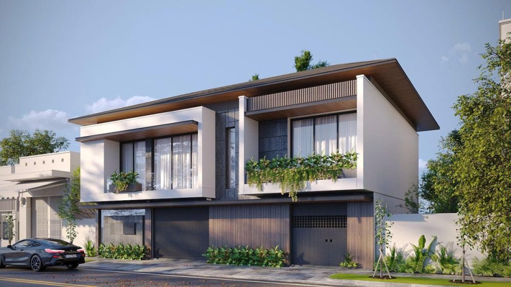 Mẫu biệt thự 2 tầng mái nhật hiện đại tiện nghi KATTA HOME 3 4