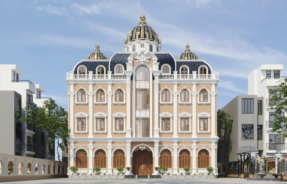Mẫu biệt thự cổ điển Châu Âu 5 tầng sang trọng KATTA HOME 3 6