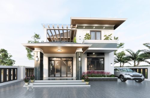 Mẫu nhà mái nhật 2 tầng siêu đẹp Mẫu nhà mái nhật 2 tầng siêu đẹp - Ảnh 4