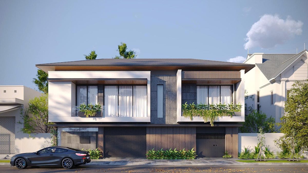 Mẫu biệt thự 2 tầng mái nhật hiện đại tiện nghi Mẫu biệt thự 2 tầng mái nhật hiện đại tiện nghi - Ảnh 4