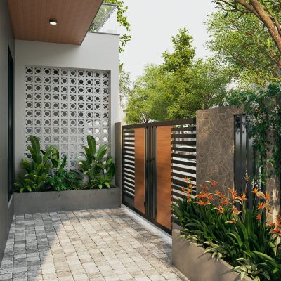 Mẫu biệt thự 3 tầng màu cam nhẹ nhàng Mẫu biệt thự 3 tầng màu cam nhẹ nhàng - Ảnh 6