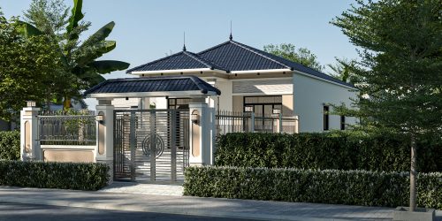 Mẫu nhà mái nhật cấp 4 đơn giản Mẫu nhà mái nhật cấp 4 đơn giản - Ảnh 7