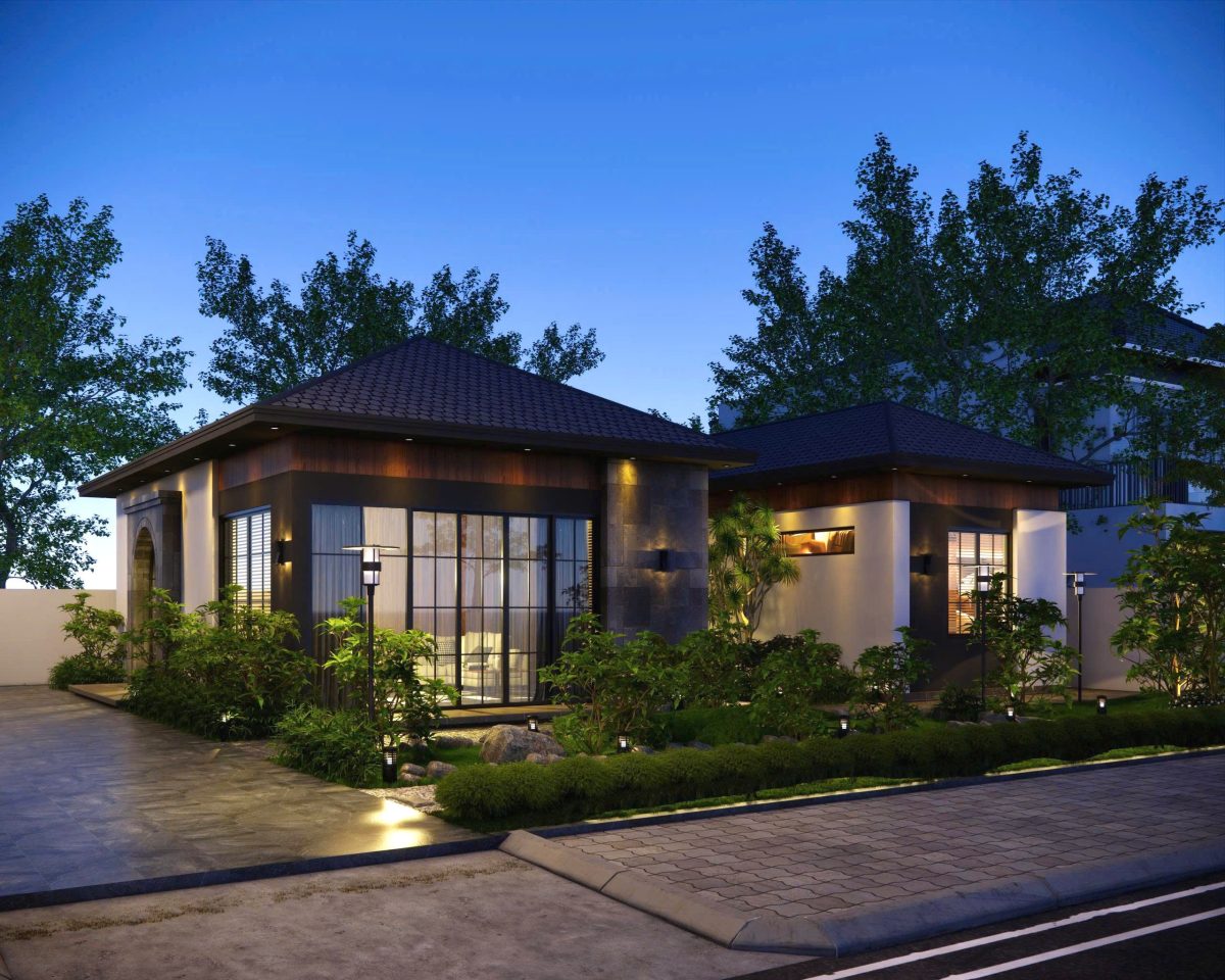 Mẫu nhà vườn cấp 4 mái nhật Mẫu nhà vườn cấp 4 mái nhật - Ảnh 8