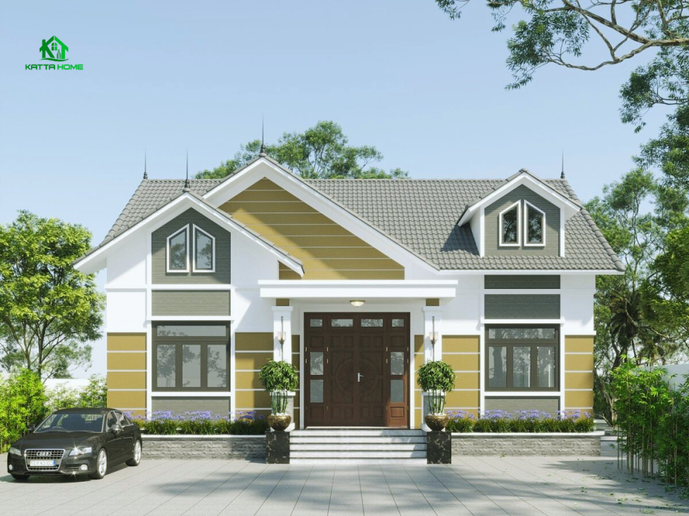 Nhà cấp 4 mái nhật