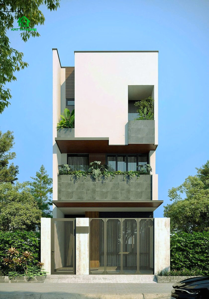 Nhà phố hiện đại 3 tầng