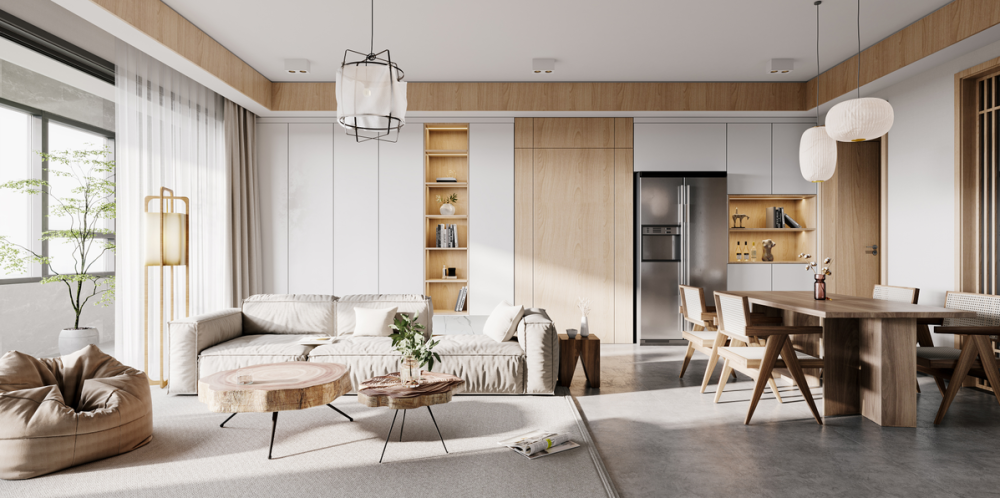 Phòng khách hiện đại 2025 - Chuẩn sang xịn, đẳng cấp từng chi tiết P KHACH 1