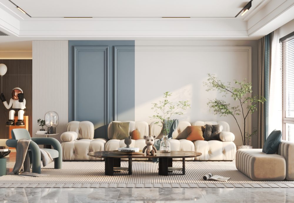 Phòng khách hiện đại 2025 - Chuẩn sang xịn, đẳng cấp từng chi tiết P KHACH 12