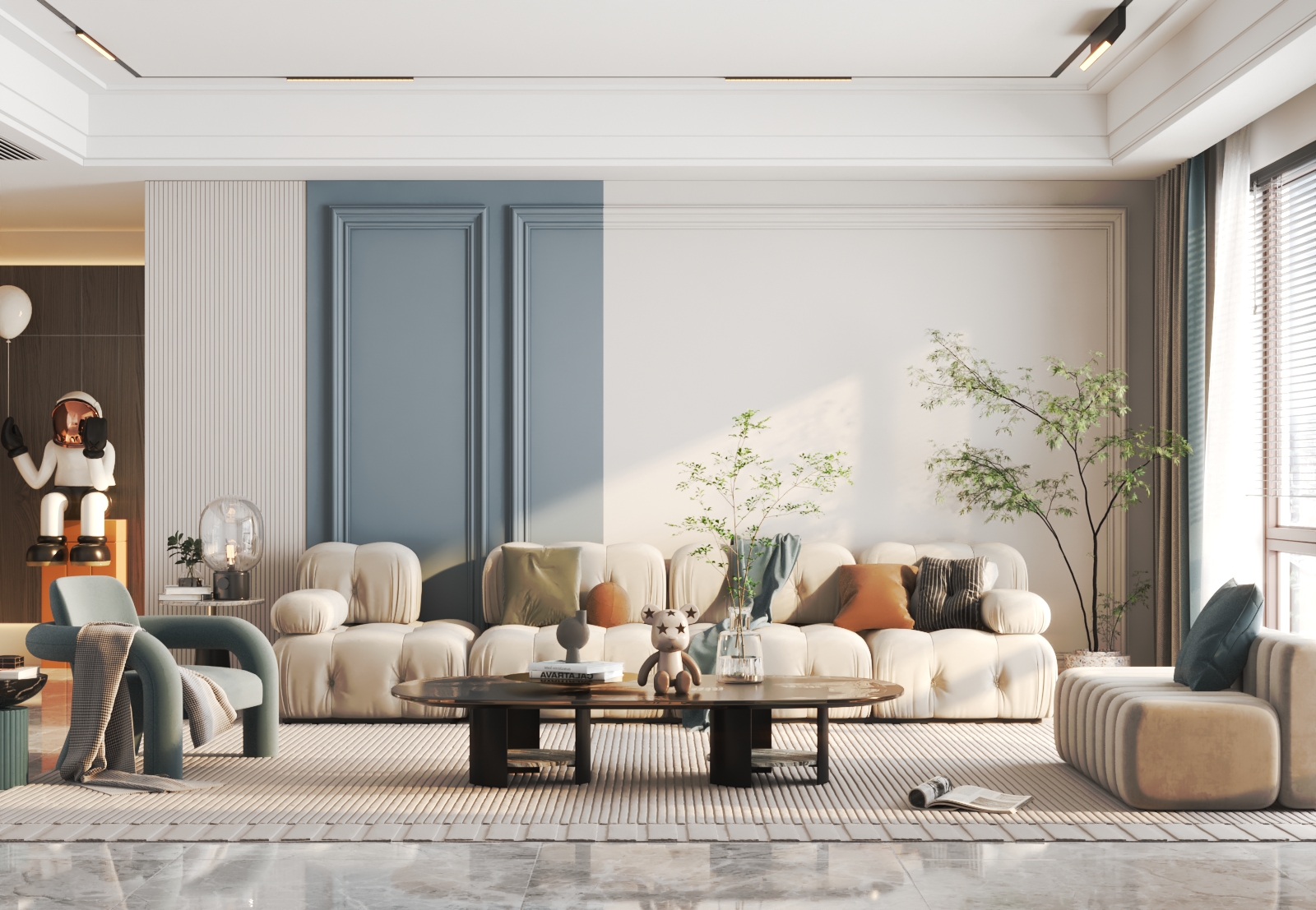 Phòng khách hiện đại 2025 - Chuẩn sang xịn, đẳng cấp từng chi tiết Phòng khách hiện đại 2025 - Chuẩn sang xịn, đẳng cấp từng chi tiết - Ảnh 23