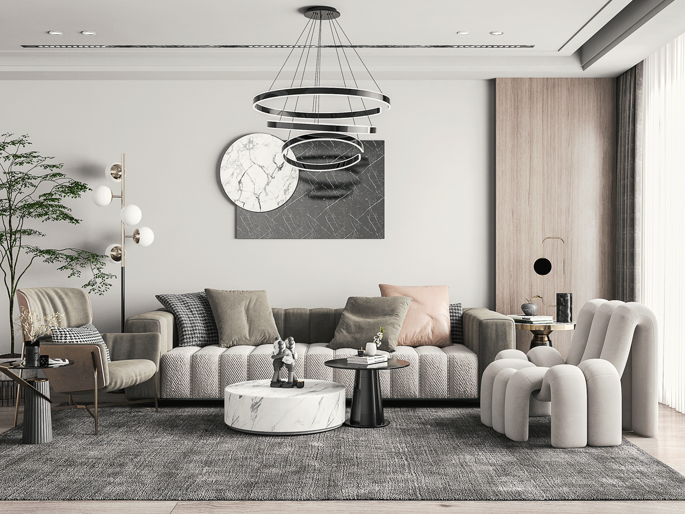 Phòng khách hiện đại 2025 - Chuẩn sang xịn, đẳng cấp từng chi tiết Phòng khách hiện đại 2025 - Chuẩn sang xịn, đẳng cấp từng chi tiết - Ảnh 10