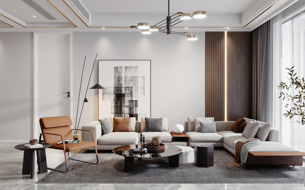 Phòng khách hiện đại 2025 - Chuẩn sang xịn, đẳng cấp từng chi tiết P KHACH 5