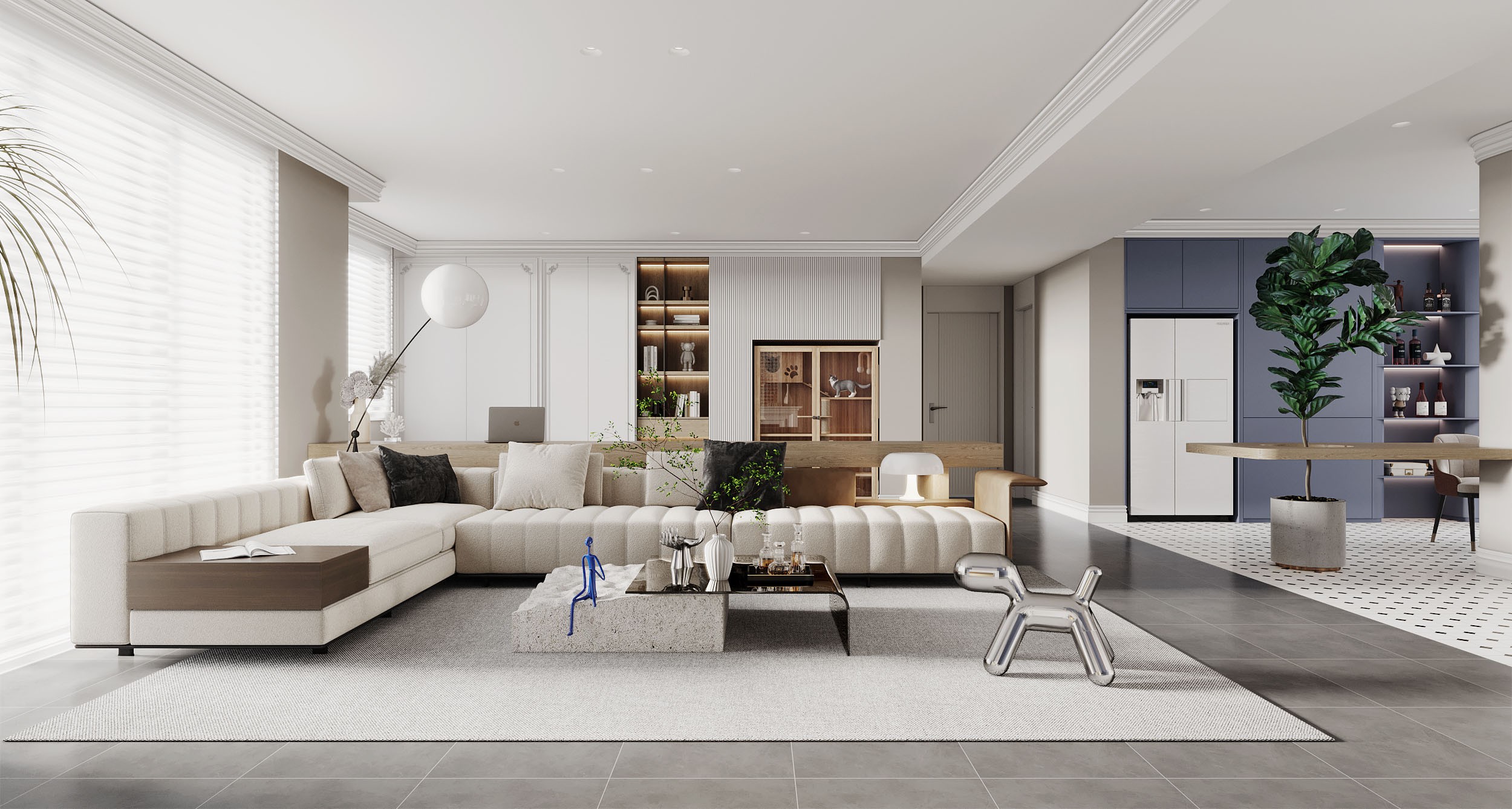 Phòng khách hiện đại 2025 - Chuẩn sang xịn, đẳng cấp từng chi tiết Phòng khách hiện đại 2025 - Chuẩn sang xịn, đẳng cấp từng chi tiết - Ảnh 14