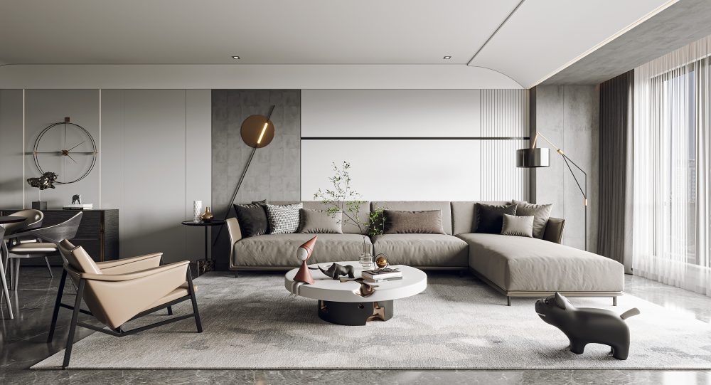 Phòng khách hiện đại 2025 - Chuẩn sang xịn, đẳng cấp từng chi tiết P KHACH 6