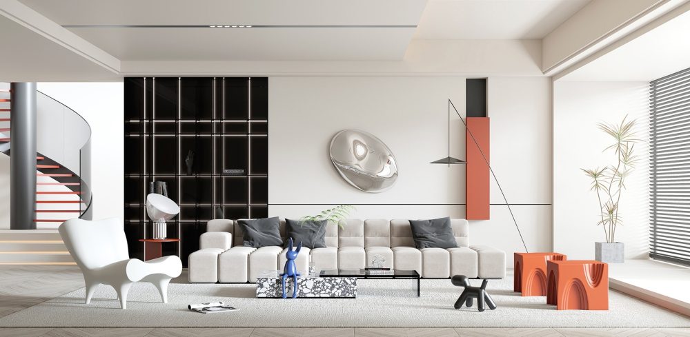 Phòng khách hiện đại 2025 - Chuẩn sang xịn, đẳng cấp từng chi tiết P KHACH 8