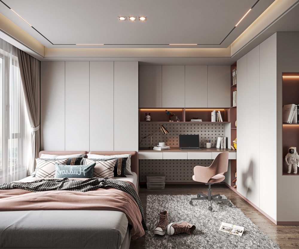 Phòng ngủ hiện đại - Không gian sống chuẩn tiện nghi & phong cách P NGU 12