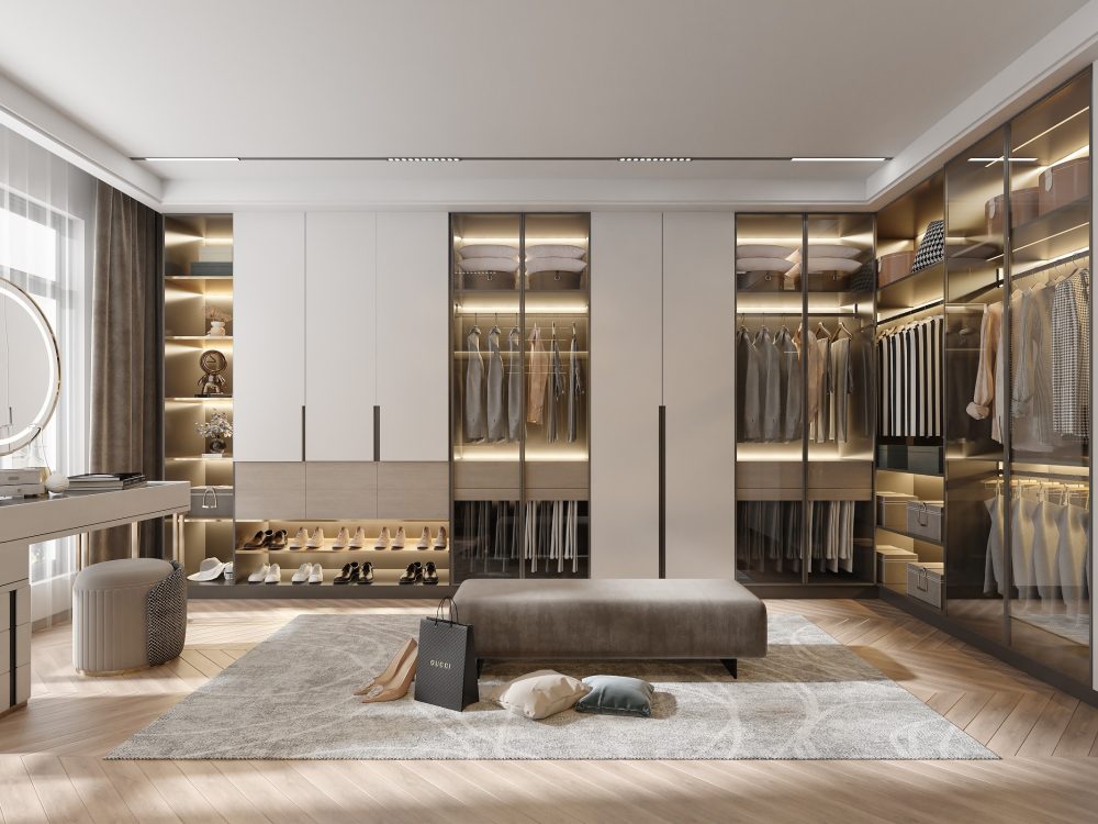 Phòng thay đồ hót 2025 - Đẳng cấp mới của không gian sống hiện đại P THAY DO 22