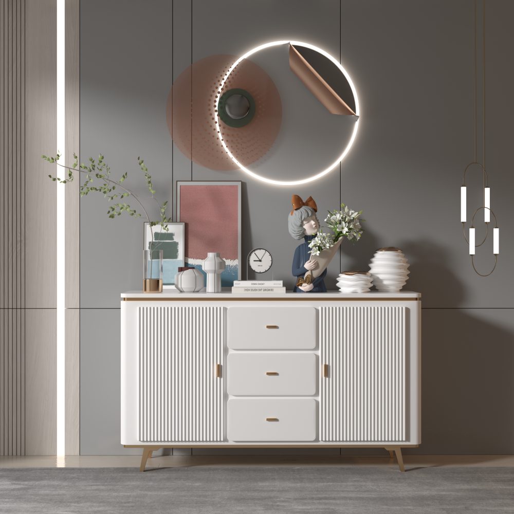 Tủ lối vào đẹp 2025 - Gọn gàng, sang trọng & cực tiện nghi TU LV 19