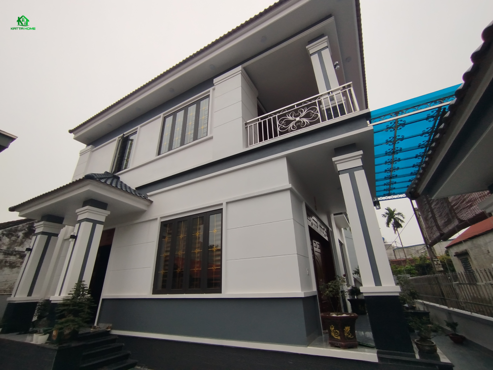 Mẫu nhà mái nhật 2 tầng