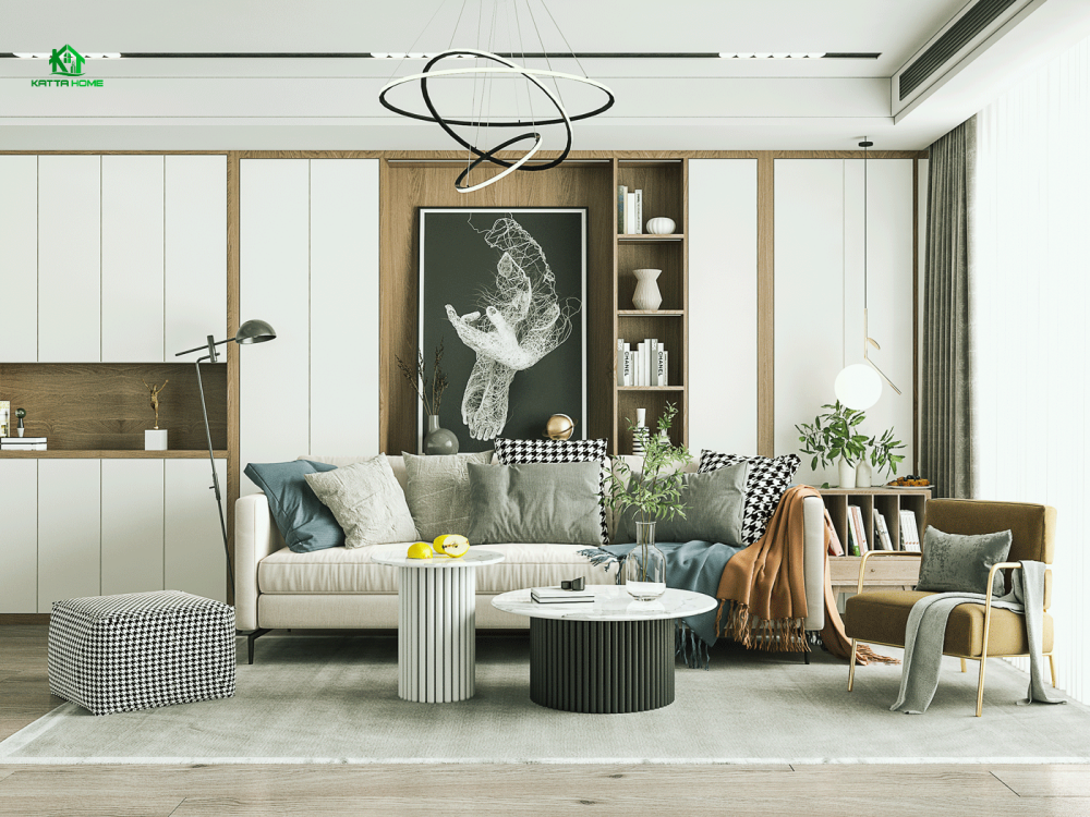 Phòng khách hiện đại 2025 - Chuẩn sang xịn, đẳng cấp từng chi tiết