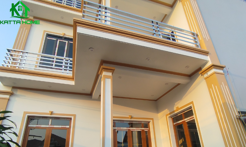 Thiết kế nhà 3 tầng 60m2 tại Ứng Hòa