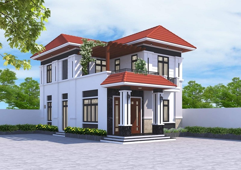 Thi công hoàn thiện tầng 2