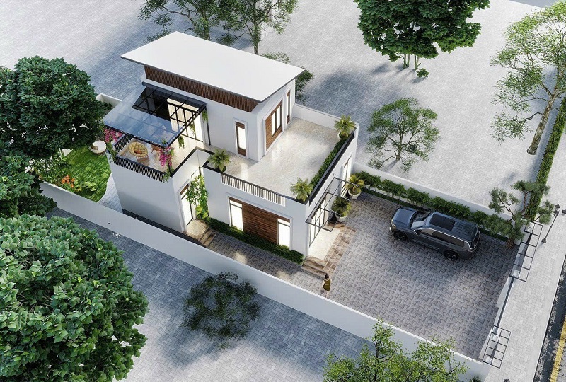 Tránh thiết kế cầu thang xoắn ốc quanh cột giữa nhà