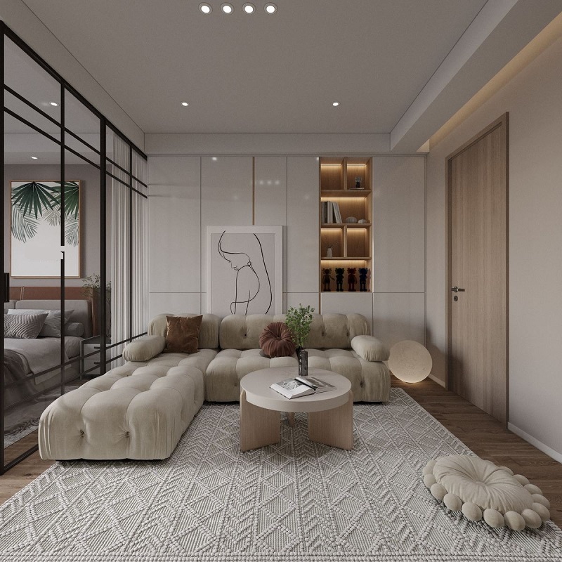 Cách bố trí nội thất theo phong thủy phòng khách