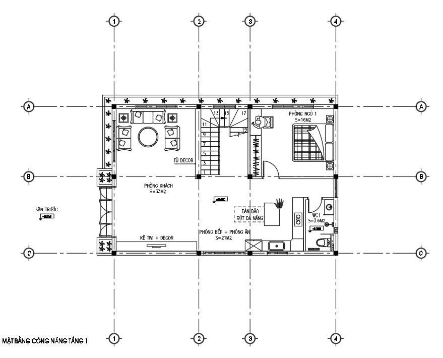 Biệt thự 3 tầng hiện đại