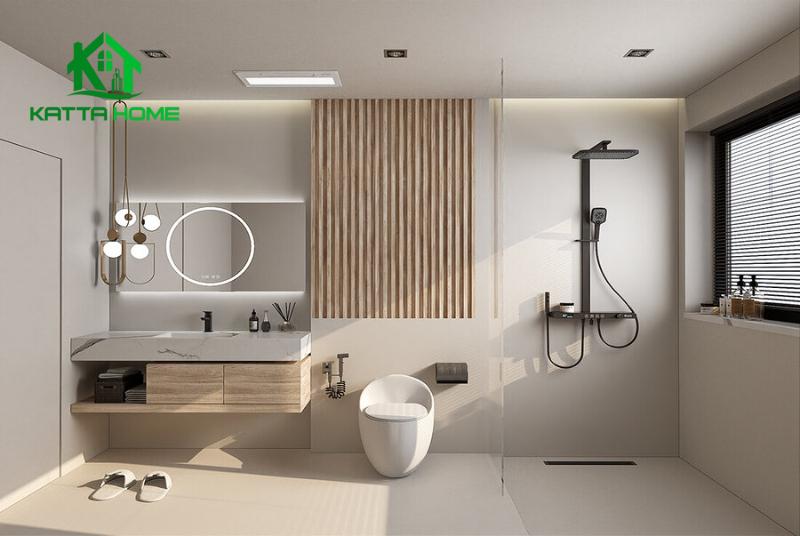 Bố trí nhà vệ sinh hợp phong thủy