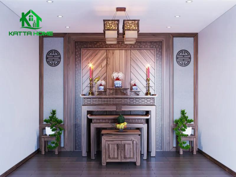Phòng thờ đặt hướng nào hợp phong thủy để thu hút tài lộc, bình an Phòng thờ đặt hướng phong thủy